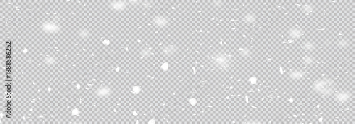 Shiny glitters  falling. Realistic falling snow. Vector design.