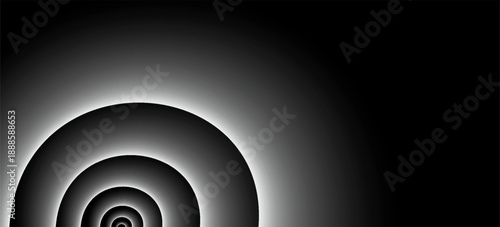 abstract black interior with shadow background