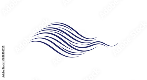 vector illustration of a sea wave