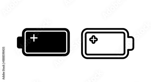 Full Battery Power Icon: Essential Energy Charge Symbol for Technology and Device Status Indicators