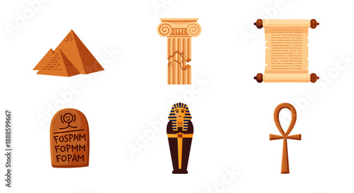 A collection of minimalist, flat-style vector illustrations depicting various aspects of wellness, including meditation, balance, and self-care practices, on a clean white background.