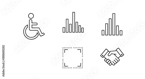 An illustration depicts a smartphone displaying a video with a diverse group of people, speech bubbles, and social media icons, representing online engagement and digital communication.