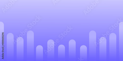 Lavender Purple Gradient Background with Vertical Rounded Bar Shapes