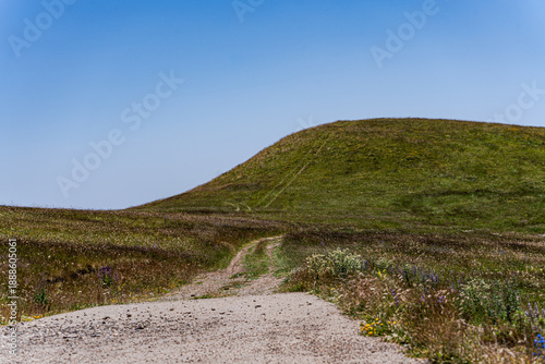 Wallpaper Mural Rural road on the mount slope Torontodigital.ca