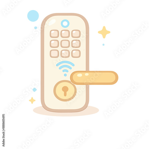  Smart Door Lock Icon