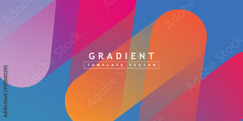 Abstract Vibrant gradient mesh background vector. Saturated Colors blurred fluid texture for Modern template for posters, ad banners, brochures, flyers, covers, websites.