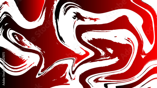 Vector Red Swirls and Patterns with vibrant red and black abstract design with fluid, swirling patterns, creating a dynamic visual experience that evokes movement and emotion.