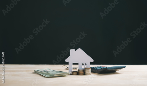 Photos Home interest rate mortgage loan calculation visualizes property estate money, s