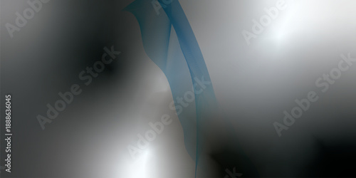 Abstract monochrome background featuring soft flowing smoke waves and translucent fabric-like curves, minimal futuristic design, smooth gradients, elegant motion, dark gray and black tones with subtle