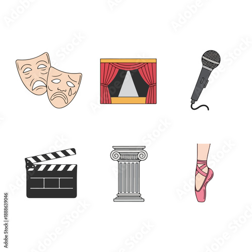 Theater and Performing Arts Icons