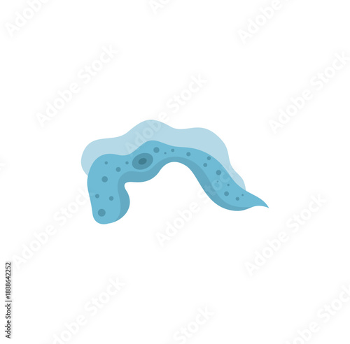 Pratozoa Parasite Trypanosoma Vector Illustration 