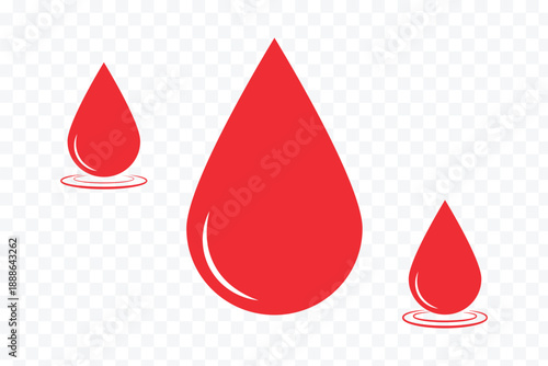 Water drop icon symbol in thin line, outline and stroke style for apps. Black Teardrop Droplet Vector Icon. Raindrops icon. Vector illustration, flat and stroke. Blood drops icon on white background.
