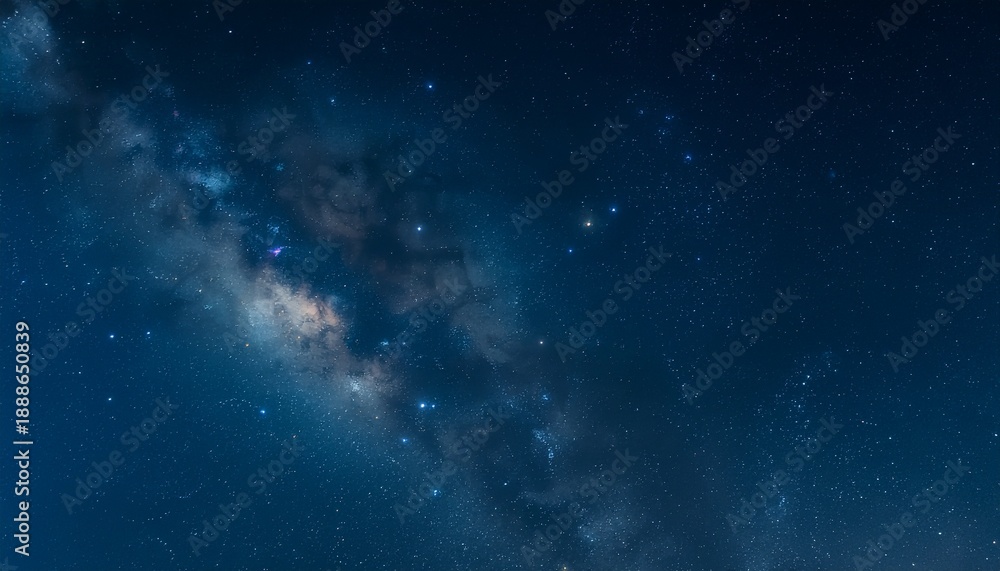 Obraz premium Deep Space Starry Night Sky for Science Background