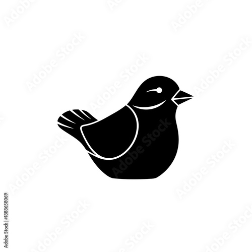 Creative Detailed Tabletop Bird Figurine Vector Illustration | Decorative Home Accent Artwork | Minimal Nature Sculpture Design
