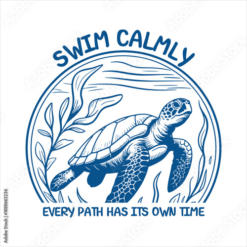 Swim calmly, every path has its own time