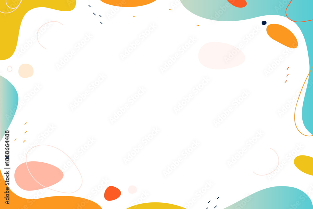 Fototapeta premium Organic Shape Abstract Background