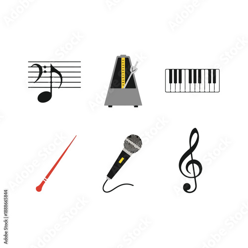 Music Symbols and Tools Collection