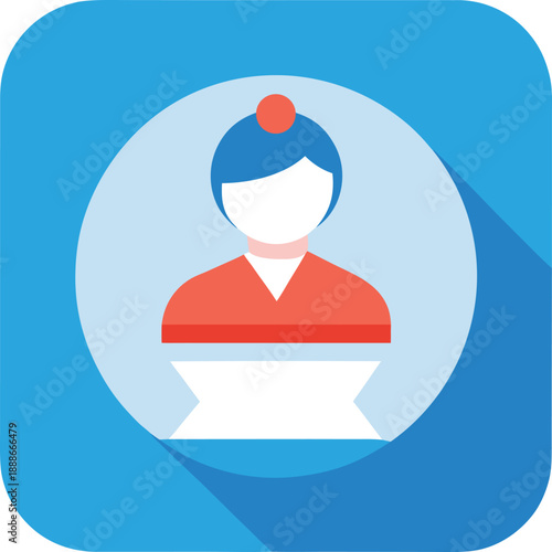 User Profile Setup Icon for App Account Creation and Onboarding