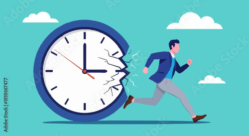 Running Out of Time Concept