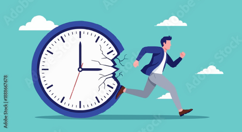 Running Out of Time Concept