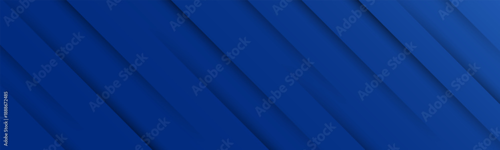 Fototapeta premium Abstract modern blue background with diagonal line. Simple graphic design element. Futuristic concept. Horizontal banner template with space for your text. decoration