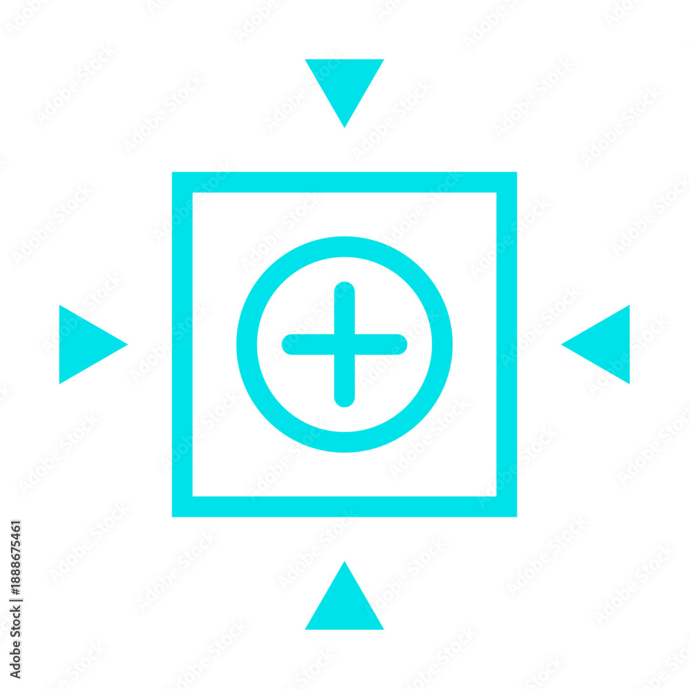 Obraz premium crosshair element