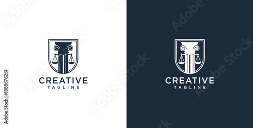 best law firm vector logo