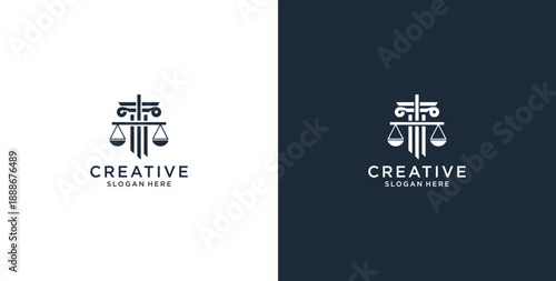 best law firm vector logo