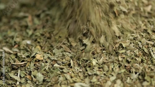 Cooking with dried herbs for flavor in meals