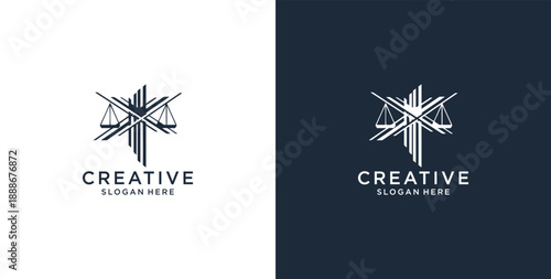 best law firm vector logo