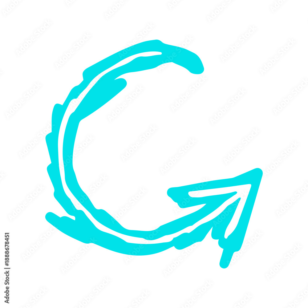 Fototapeta premium graffiti arrow