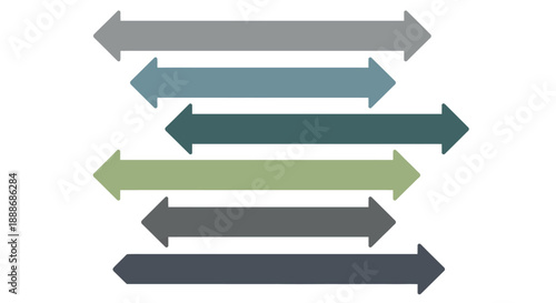 Illustrative graphic of multi-directional arrows representing choice, process, and options