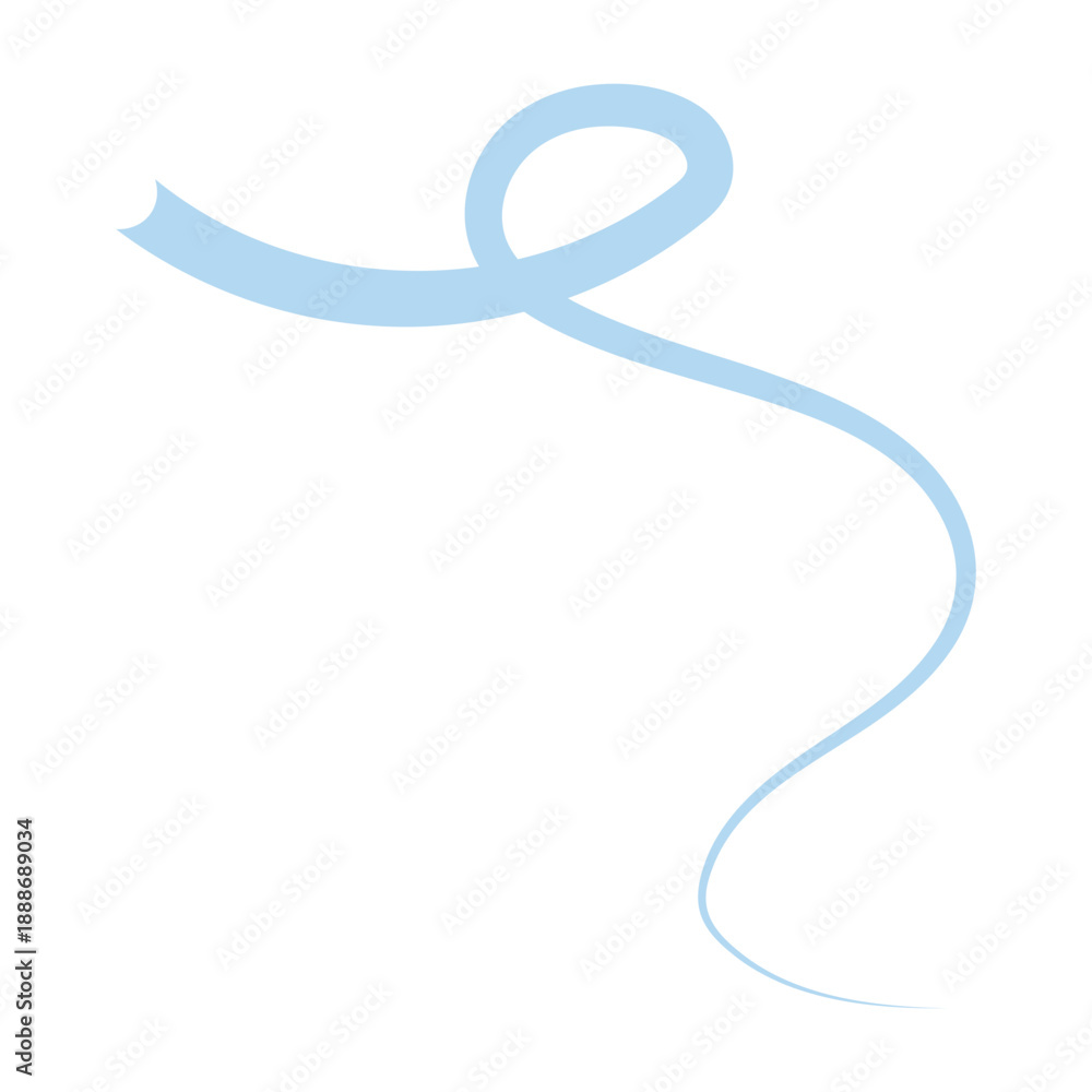 Obraz premium spiral ribbon element