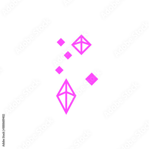 diamond line ornament