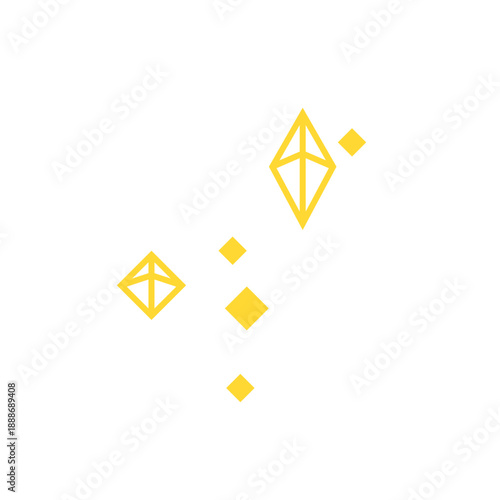 diamond line ornament