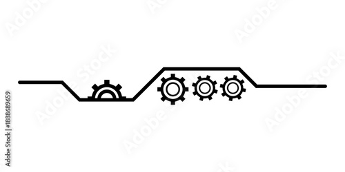 gear divider line