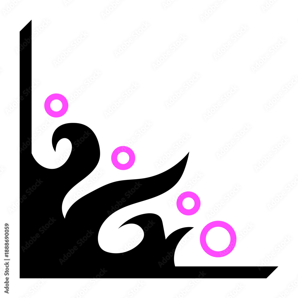 Fototapeta premium abstract art corner