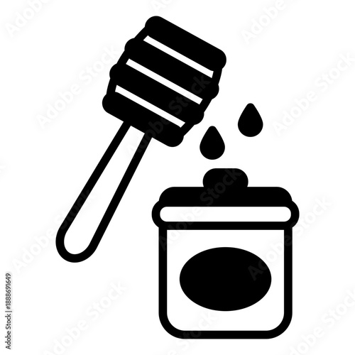 Honey jar icon