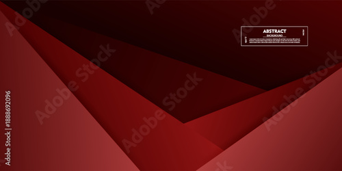Abstract background with overlapping dark red lines. Simple pattern with shadow concept. Vector eps10.