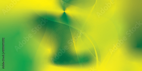 Abstract green and blue futuristic background featuring digital wave patterns with light vector lines and a swirling motion texture for a science technology web design backdrop