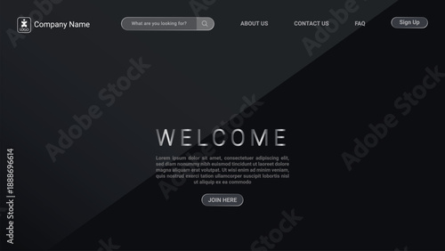 Dark Modern Website Design Template