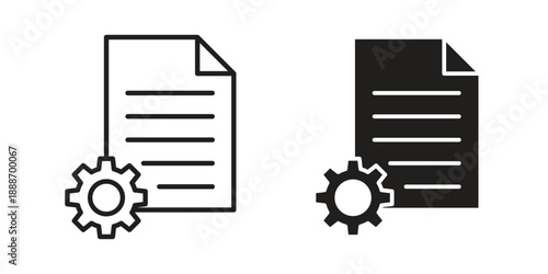 Content management icon vector illustrations. vector glyph flat icons