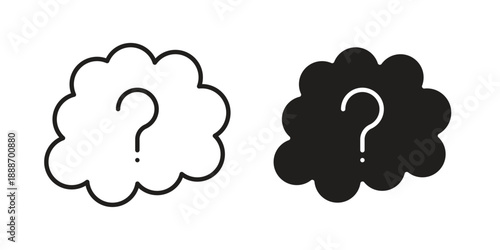 Curiosity icon vector illustrations. vector glyph flat icons