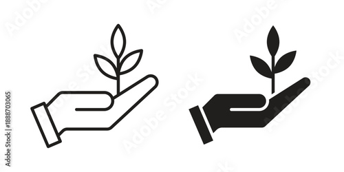 ECO friendly icon vector illustrations. vector glyph flat icons