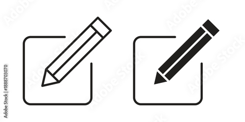 Edit text icon vector illustrations. vector glyph flat icons