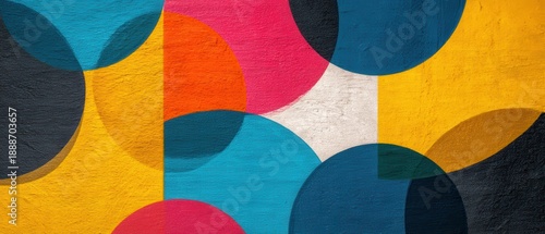 Drip Grunge Identity concept. Colorful abstract shapes and patterns on a textured surface.