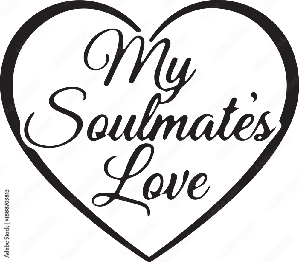 Obraz premium valentine silhouette 