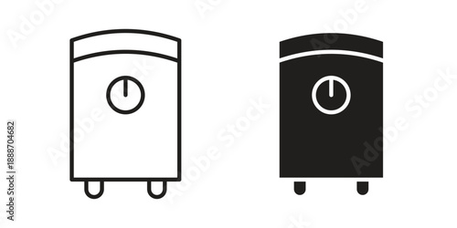 Geyser icon vector illustrations. vector glyph flat icons