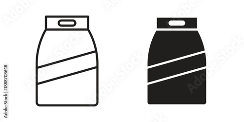 Laundry detergents vector illustrations. vector glyph flat iconsicon vector illustrations. vector glyph flat icons