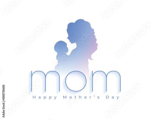 beautiful  mothers day wishes background for woman and child love relation